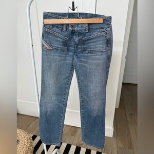 Diesel Low rise jeans. Size 26.